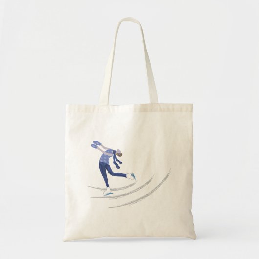 Graceful Ice Skater Tragetasche (Vorne)
