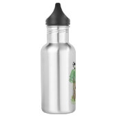 Graceful Jungle Ghost Leopard Edelstahlflasche (Links)