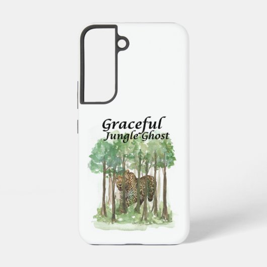 Graceful Jungle Ghost Leopard Samsung Galaxy Hülle (Rückseite)