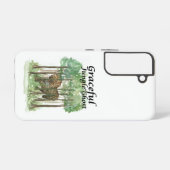 Graceful Jungle Ghost Leopard Samsung Galaxy Hülle (Rückseite (Horizontal))