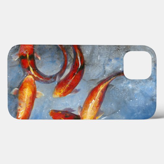 Graceful Koi I Case-Mate iPhone Hülle (Rückseite (Horizontal))
