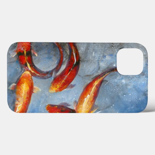 Graceful Koi I Case-Mate iPhone Hülle (Rückseite (Horizontal))
