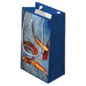 Graceful Koi I Kleine Geschenktüte (Rückseite Schrägansicht)