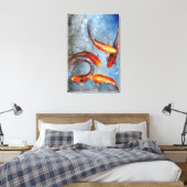 Graceful Koi I Leinwanddruck (Insitu (Schlafzimmer))