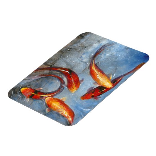 Graceful Koi I Magnet (Linke Seite)