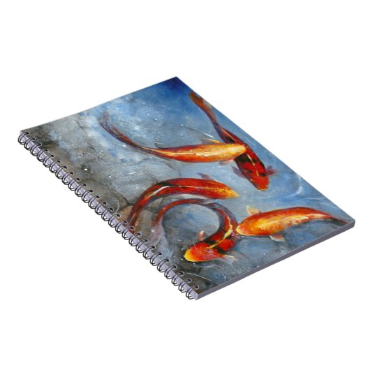 Graceful Koi I Notizblock (Rechte Seite)