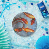 Graceful Koi I Pappteller (Party)