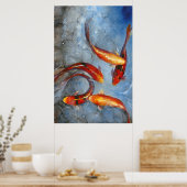 Graceful Koi I Poster (Küche)