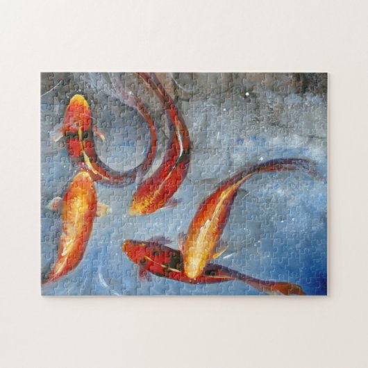 Graceful Koi I Puzzle (Horizontal)