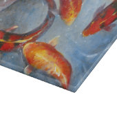 Graceful Koi I Schneidebrett (Ecke)