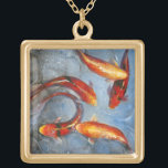 Graceful Koi I Vergoldete Kette<br><div class="desc">Tiere</div>