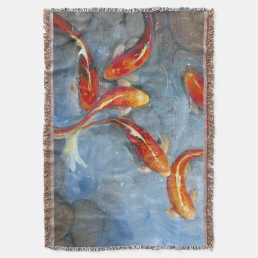 Graceful Koi II Decke (Vorderseite Vertikal)