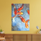 Graceful Koi II Leinwanddruck (Insitu (Wohnzimmer))