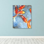 Graceful Koi II Leinwanddruck (Insitu (Holzboden))