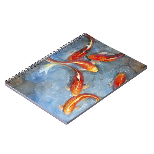 Graceful Koi II Notizblock (Linke Seite)