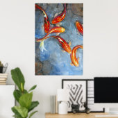 Graceful Koi II Poster (Heimbüro)