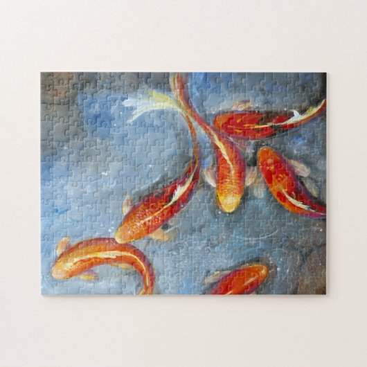 Graceful Koi II Puzzle (Horizontal)