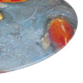 Graceful Koi II Schneidebrett (Ecke)