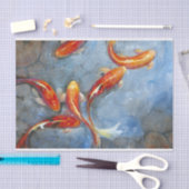 Graceful Koi II Seidenpapier (Handwerk)