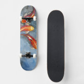 Graceful Koi II Skateboard (Vorderseite)