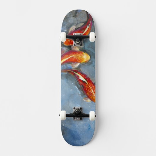 Graceful Koi II Skateboard (Vorderseite)