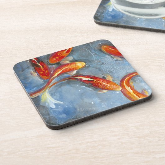 Graceful Koi II Untersetzer (Linke Seite)