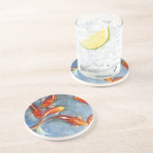 Graceful Koi II Untersetzer (Seite)