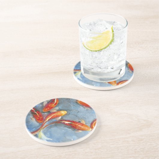 Graceful Koi II Untersetzer (Seite)