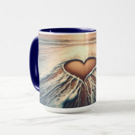 "Graceful Liebe" Kaffee Tasse (Panoramalage)