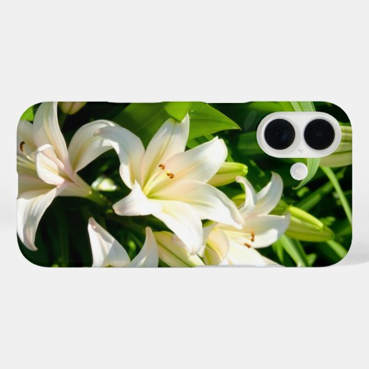 Graceful Lilies Case-Mate iPhone Hülle (Rückseite (Horizontal))