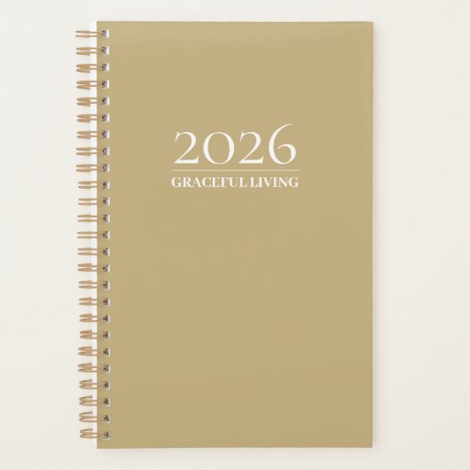 Graceful Living | Wellness Planner for 2026 Planer (Vorderseite)