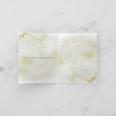 Graceful mit Liebe Taufen gefaltet Einladung (Innenseite)