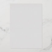 Graceful Modern Script Wedding Gray Silver Folieneinladung (Rückseite)