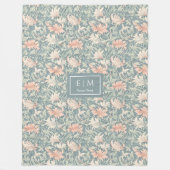 Graceful Morris inspiriert individuelle Name Gemüt Fleecedecke (Vorderseite)