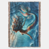 Graceful mythische Seefahrer-Meerjungfrau-Szene Decke (Vorderseite Vertikal)