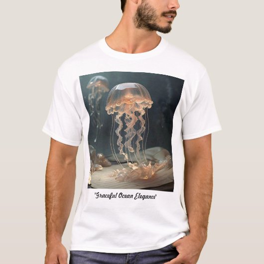 "Graceful Ocean Elegance" T-Shirt (Vorderseite)