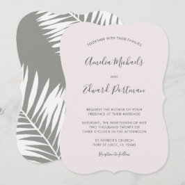 Graceful Palms Hochzeit Einladung