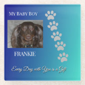 Graceful Pawprints Keepsake Glasuntersetzer (Vorderseite)