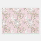 Graceful Peacock ornament Geschenkpapier Set (Vorderseite 3)