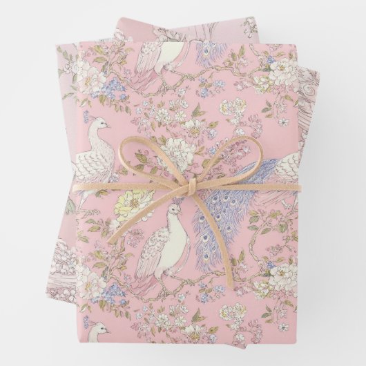 Graceful Peacock ornament Geschenkpapier Set (Beispiel)