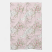 Graceful Peacock ornament Kitchen Towels Geschirrtuch (Vertikal)