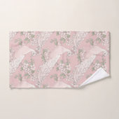 Graceful Peacock ornament Towel Badhandtuch Set (Handtuch)