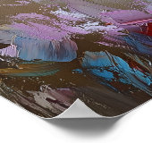 Graceful Ragdoll Cat in a Flower Garden – Soft Pas Poster (Ecke)