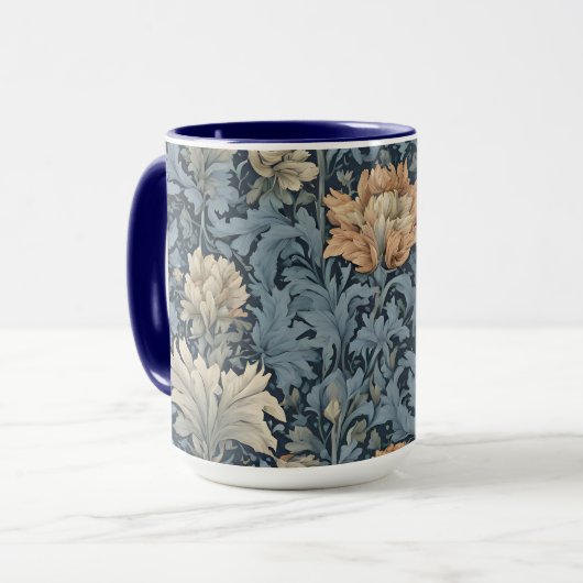 Graceful Retro Blume Altersvorsorge Geschenke für  Tasse (Vorderseite Links)