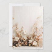 Graceful Romance Wedding Invitation Einladung (Rückseite)