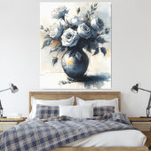Graceful Rose Leinwanddruck (Insitu (Schlafzimmer))