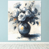 Graceful Rose Leinwanddruck (Insitu (Holzboden))
