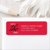 Graceful Save the Date Address Labels (rot) (Insitu)