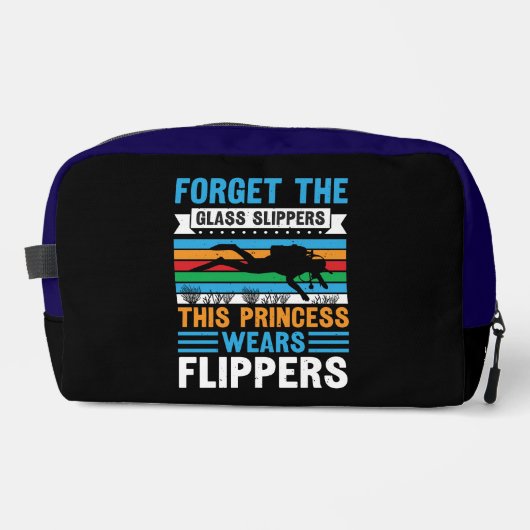 Graceful Scuba Diver in Underwater Bliss Waschbeutel (Vorderseite)