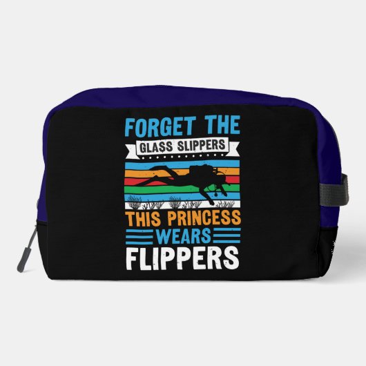 Graceful Scuba Diver in Underwater Bliss Waschbeutel (Rückseite)